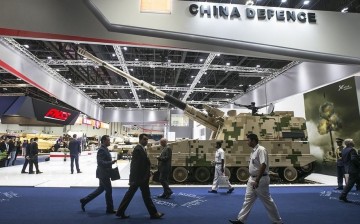 Chinese weapons for sale at IDEX 2017.                 