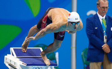 Ning Zetao in action during the Rio de Janeiro Olympics.