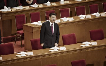 Xi Jinping arrives during the opening of the fifth session of the 12th CPPCC at the Great Hall of the People in Beijing, China, on Friday, March 3, 2017.