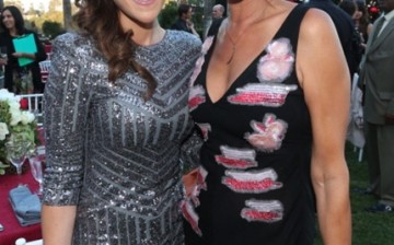 Catherine Bell and Erin Krakow attend the Hallmark Channel & Hallmark Movie Channel's 2014 Summer TCA Party on July 8, 2014 in Beverly Hills, California. 