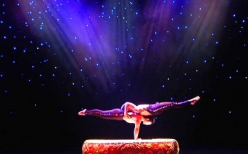 Performers belonging to the Golden Dragon Acrobats feature a variety of acrobatic skills that represent various traditions in Chinese culture that include folk dances, contortionism, and juggling, among many others.