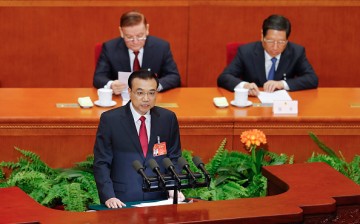Chinese Premier Li Keqiang at the National People's Congress
