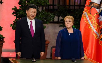 China's initiatives to cooperate with Latin America were formalized during President Xi's visit with Chilean President Michele Bachelet.