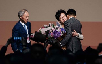 Carrie Lam wins the Hong Kong elections.