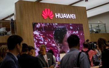 A Huawei stand at the IFA consumer electronics trade fair in Berlin, Germany.