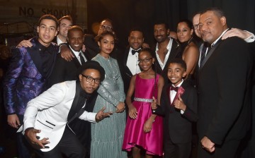 The cast and crew of Black-ish attend the 48th NAACP Image Awards at Pasadena Civic Auditorium on February 11, 2017 in Pasadena, California.