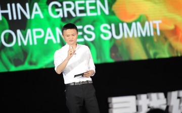 Jack Ma at the 2017 China Green Companies Summit