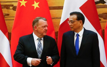 Denmark's Prime Minister Lars Lokke Rasmussen (L) recently made an official trip to China.