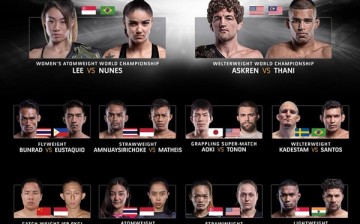'ONE Championship: Dynasty of Heroes' takes place at the 12,000-seater Singapore Indoor Stadium in Kallang, Singapore on May 26, 2017.