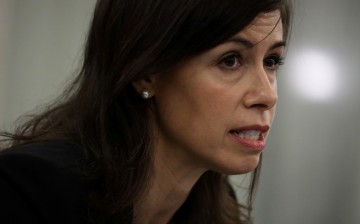 Jessica Rosenworcel testifies during an oversight hearing held by the U.S. Senate Commerce, Science, and Transportation Committee 