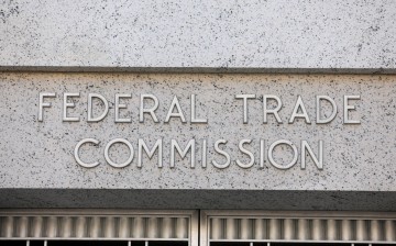 Signage is seen at the Federal Trade Commission headquarters in Washington, D.C., U.S.,