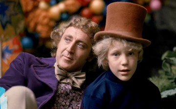 Actor Gene Wilder as Willy Wonka and Peter Ostrum as Charlie Bucket in the 1971 film 'Willy Wonka & the Chocolate Factory.' are seen in this undated handout image 