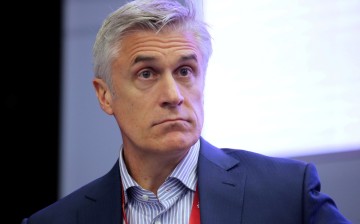 Michael Calvey, senior partner at the Baring Vostok private equity group, attends a session of the St. Petersburg International Economic Forum (SPIEF), Russia