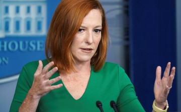 White House Press Secretary Jen Psaki speaks during a press briefing at the White House in Washington, U.S.,