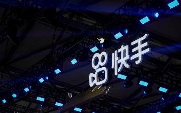 The logo of online video service operator Kuaishou Technology is seen at the China Digital Entertainment Expo and Conference, also known as ChinaJoy, in Shanghai, China
