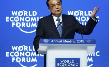 Chinese Premier Li Keqiang speaks during The Global Impact of China's Economic Transformation event. 