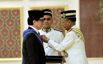 Malaysia's Head of State confers Jackie Chan as 