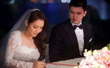 Actress Ella Koon weds her six-year doctor-boyfriend, Juan-Domingo Maurellet.