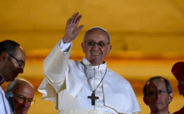 Pope Francis greeted Chinese people a happy Lunar New Year during a Wednesday interview.
