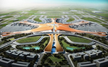 The star-shaped design for the Beijing airport.