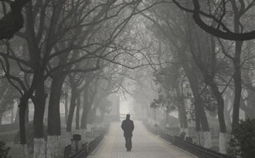 A winter day in Beijing, where the film 