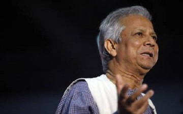 Nobel Prize winner and managing director of Grameen Bank, Muhammad Yunus.