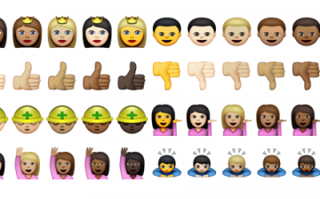 racially diverse emoji