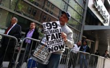 File Picture: Union Members Demonstrating in New York