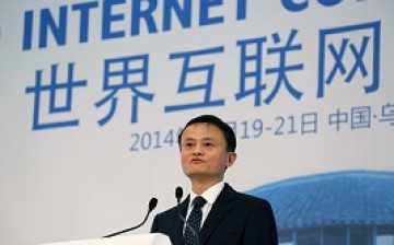Alibaba Group Executive Chairman Jack Ma speaking at the World Internet Conference in Wuzhen township, Zhejiang Province last year.