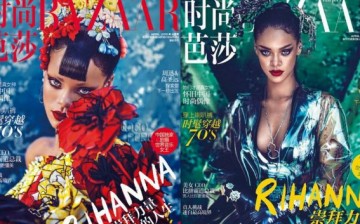 Rihanna'a Harper’s Bazaar China Preview 