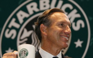 Starbucks CEO Howard Schultz 