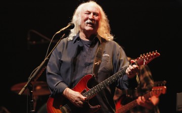 Musician David Crosby performs during a concert