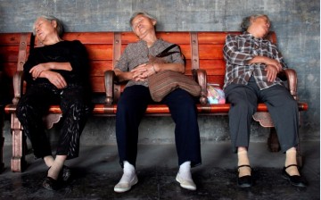 Women taking an afternoon nap