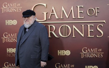 Co-executive producer George R.R. Martin arrives for the season premiere of HBO's 