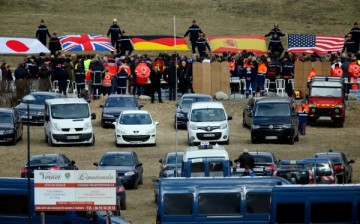 Ceremony for Crash Victims