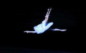 A ballerina from The National Ballet of China dances Tchaikovsky's 