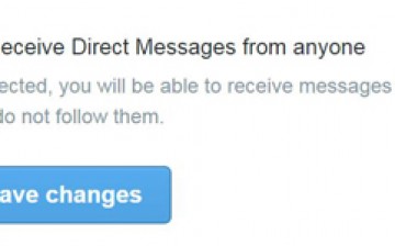 Direct Message Setting
