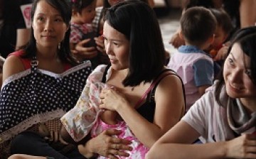 In China, public breastfeeding is not yet recognized as a norm.