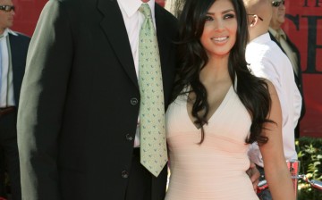 Bruce Jenner with his step-daughter Kim Kardashian