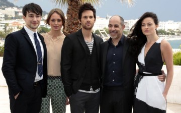 From L - R, actors Blake Ritson, Laura Haddock, Tom Riley, US screenwriter David S. Goyer