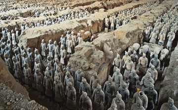 The Terracotta Warriors (also known as the Terracotta Army or Terracotta Soldiers) of Emperor Qin Shi Huang found in Shaanxi Province in central China is a known UNESCO World Heritage Site.