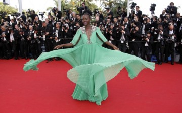 Lupita Nyong’o wowed at Cannes red carpet in green Gucci gown.