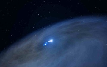 Astronomers using NASA’s Hubble Space Telescope have uncovered surprising new clues about a hefty, rapidly aging star, shown in this artist's concept, whose behavior has never been seen before in our Milky Way galaxy.