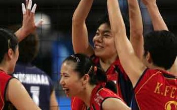 China's volleyball team is now a six-time Montreaux champ.