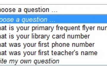 Google security questions are useless when you give fake answers.