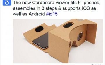 Google's Cardboard Virtual Reality Goggle Is Being Used In Classrooms