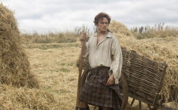 Sam Heughan plays the role of Jamie Fraser in the television show ''Outlander'.'