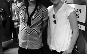 Brooklyn Beckham With Harry Styles Of One Direction
