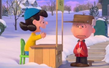 Charlie Brown gets advice from Lucy in 