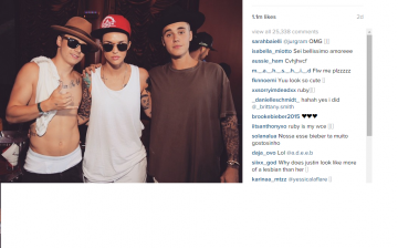 Ruby Rose Finally Meets Justin Bieber 